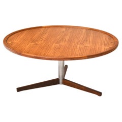 Runder Couchtisch aus Teakholz von Martin Visser für Spectrum, Niederlande – 1965
