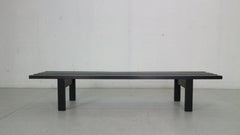 Martin Visser für t Spectrum „BZ 81“ Wenge- Schieferbank, niederländisches Design, 1960er Jahre