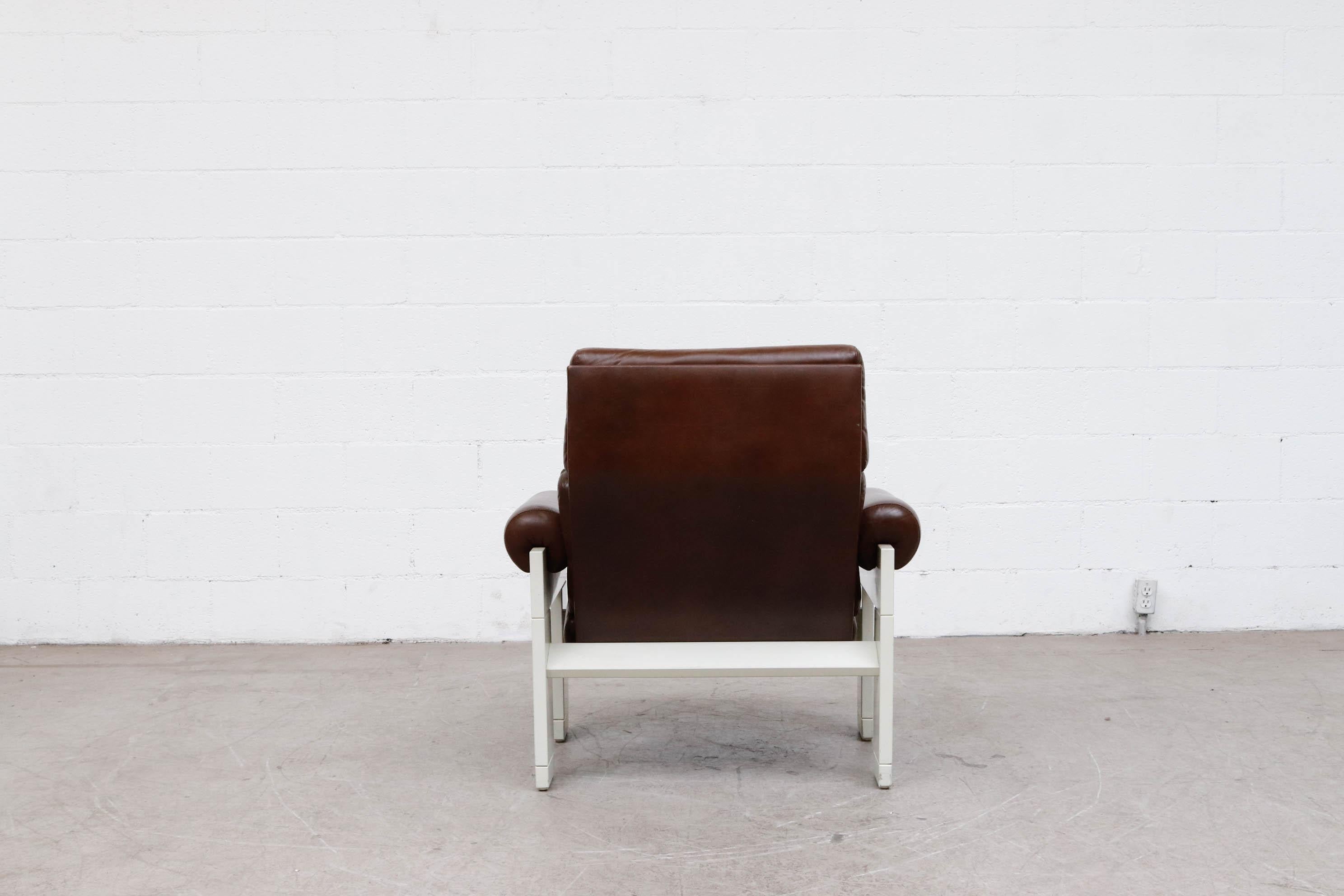 Martin Visser for 't Spectrum Leather Lounge Chair 1