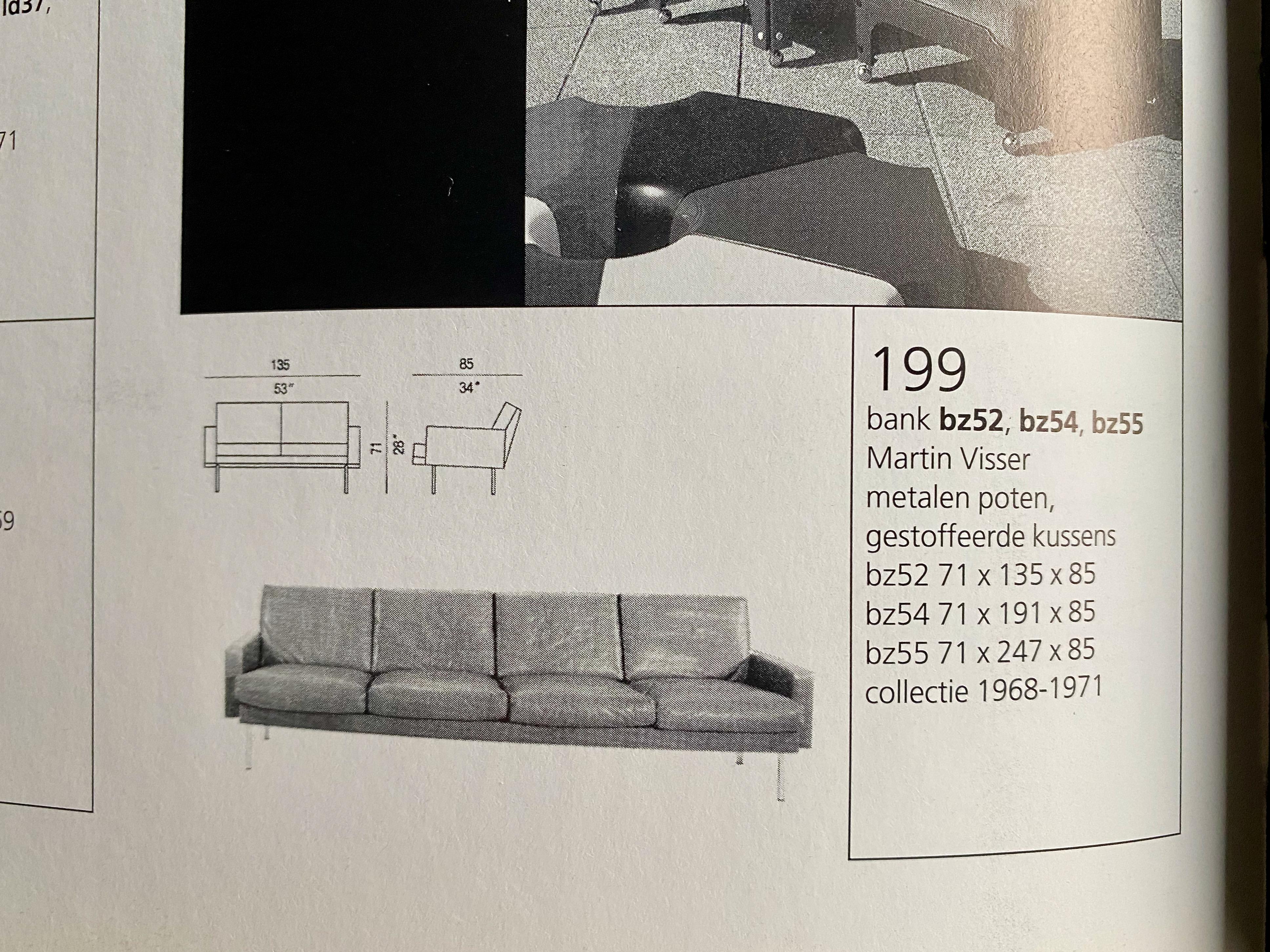 Martin Visser Four-Seat Sofa BZ55 for 't Spectrum 7