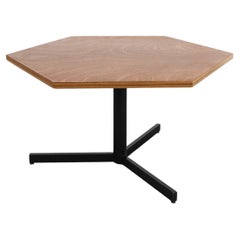 Martin Visser Inspired Hexagon Pedestal Table
