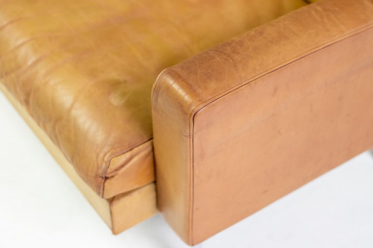 Martin Visser Leather Sofa BZ55 for 't Spectrum For Sale 3