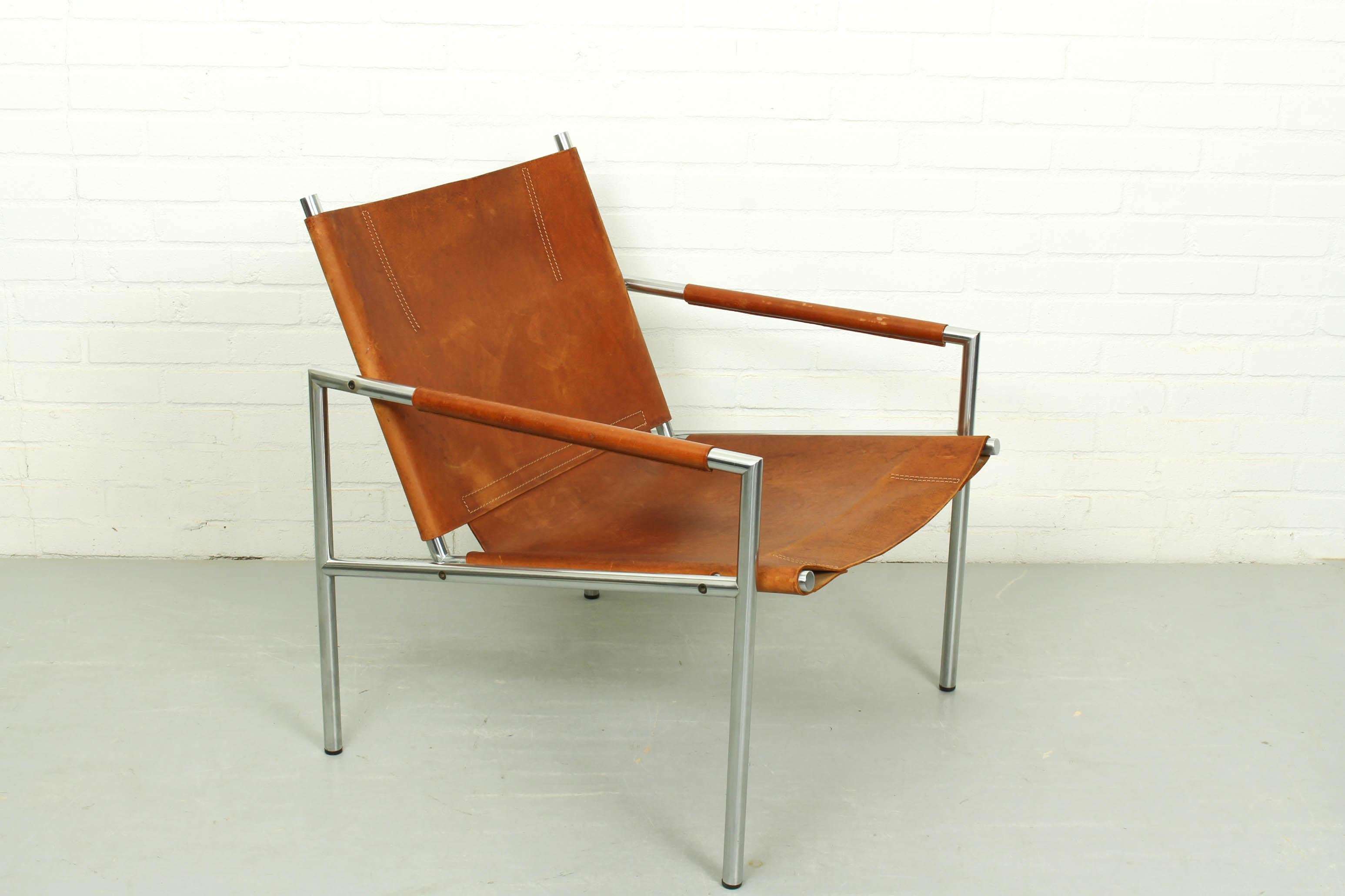 20th Century Martin Visser Lounge Chairs Sz02 for T Spectrum, 1970s
