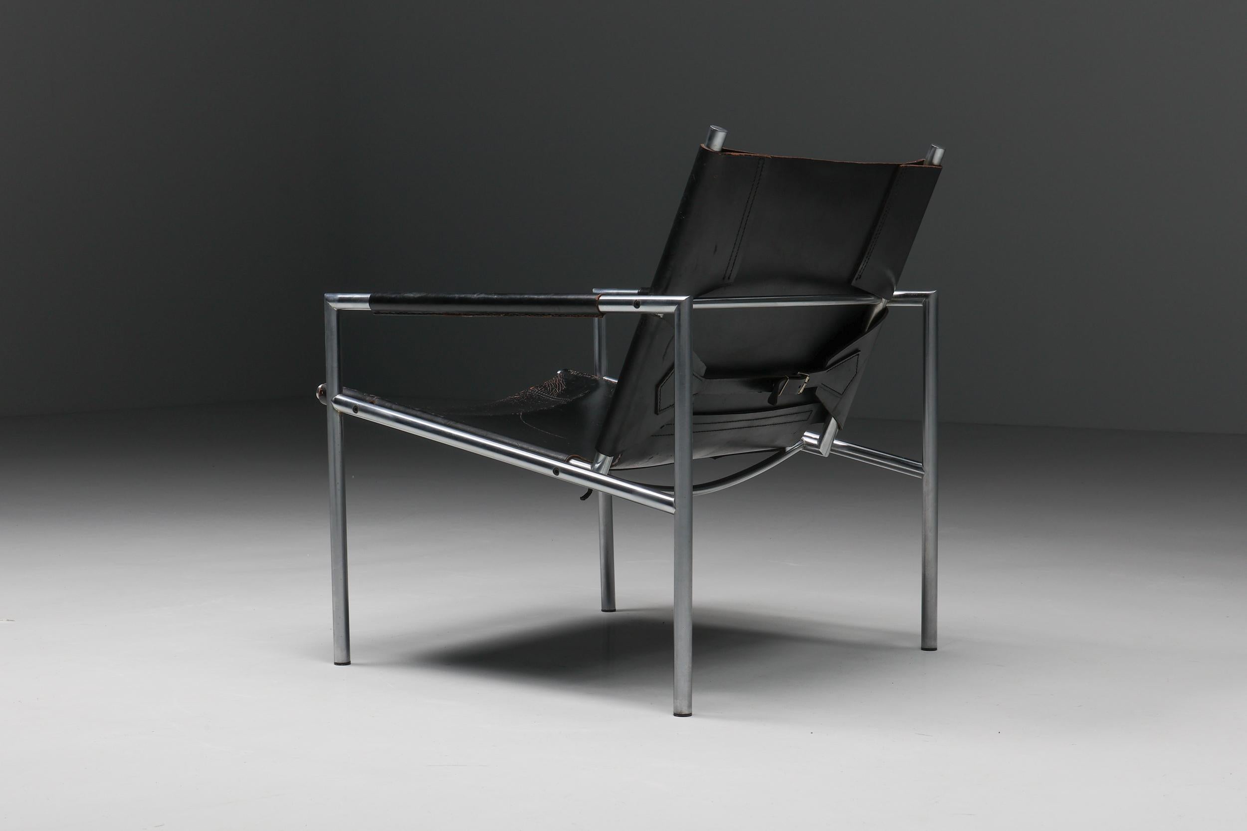 Mid-20th Century Martin Visser Model SZ02 Armchair for t Spectrum, 1960s