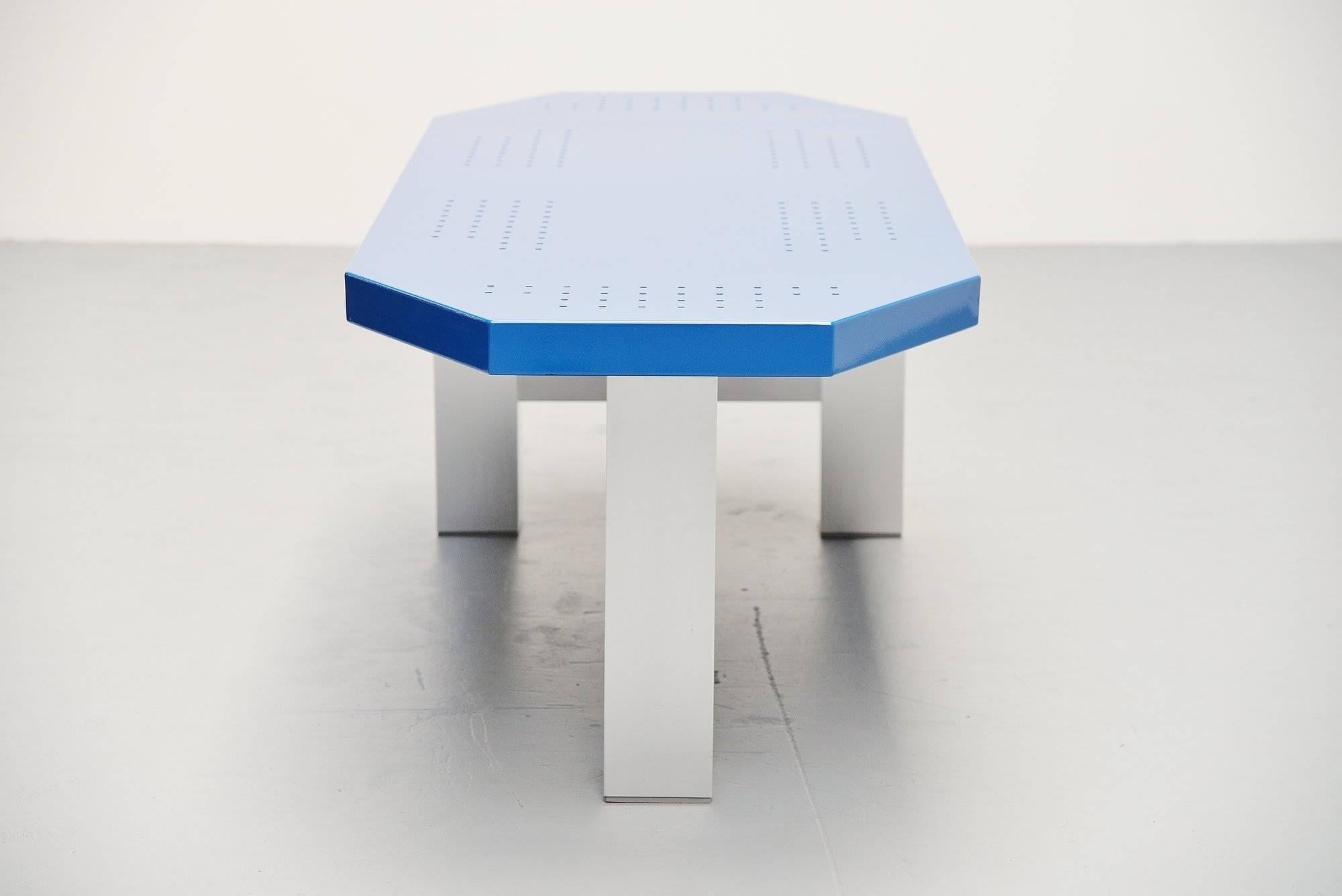 Post-Modern Martin Visser Modernist Table TE20 Spectrum, 1987 For Sale