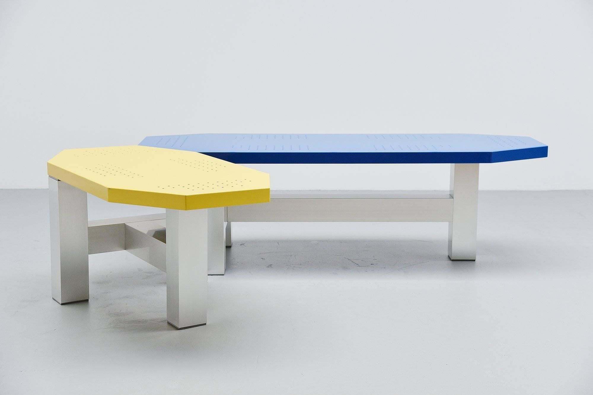 Table moderniste TE20 Spectrum de Martin Visser, 1987 en vente 4