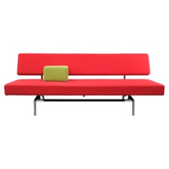 Martin Visser Red Sofa Day Bed 1960s Dutch