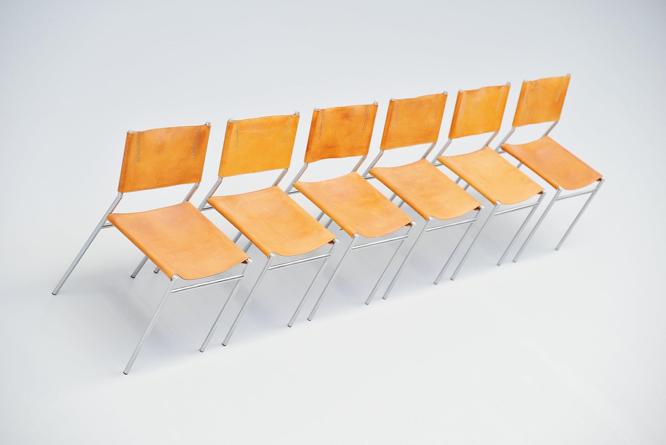 Dutch Martin Visser SE06 Dining Chairs Set of 6 ‘t Spectrum, 1967
