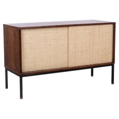 Martin Visser. Buffet en wengé et raphia. 1970.