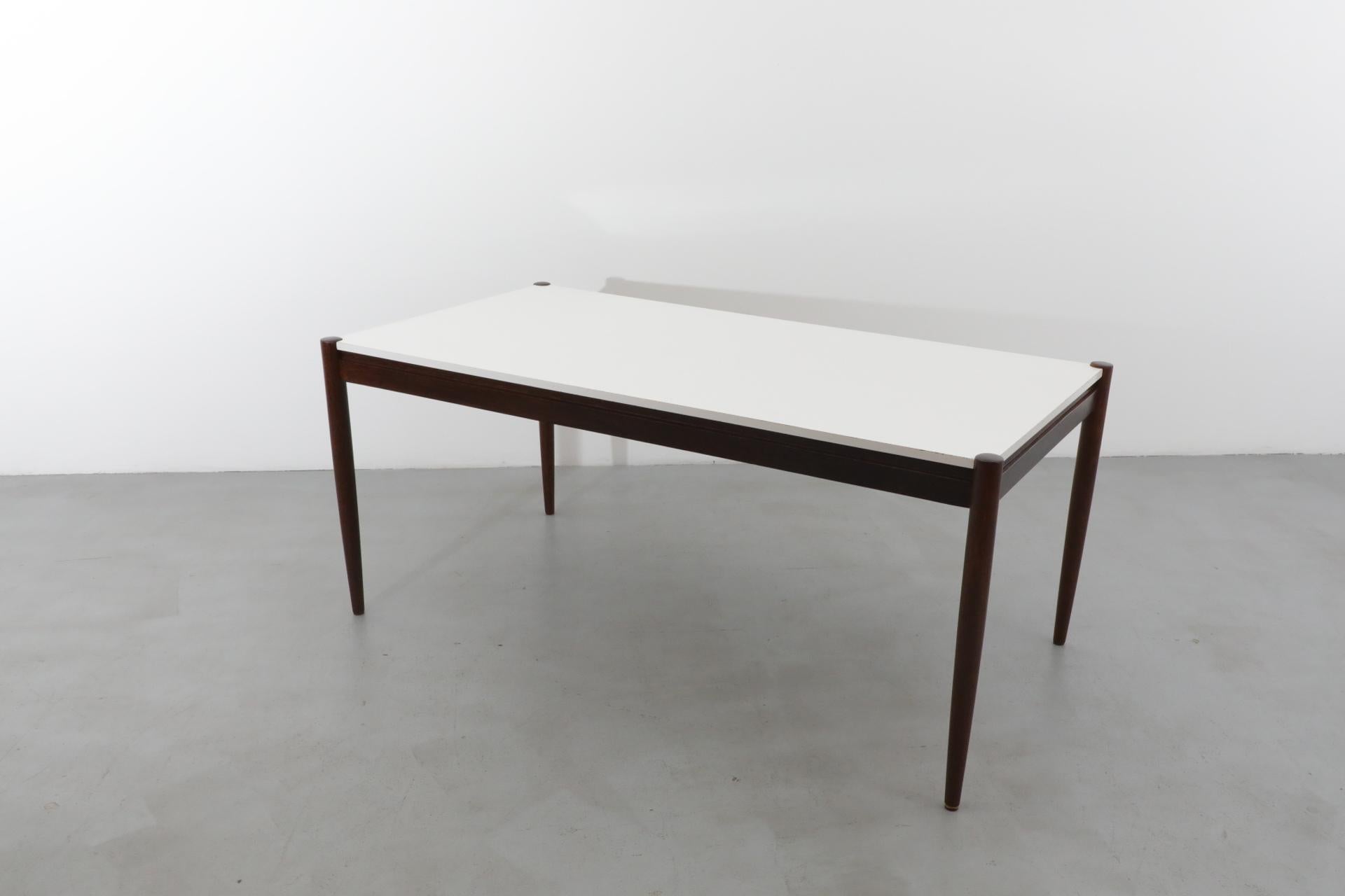 Wenge-Esstisch im Martin Visser-Stil mit weißer Formica-Platte 4