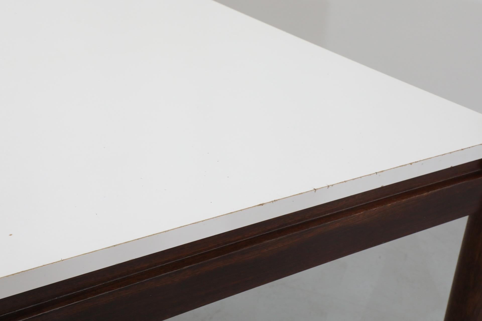 Wenge-Esstisch im Martin Visser-Stil mit weißer Formica-Platte 8