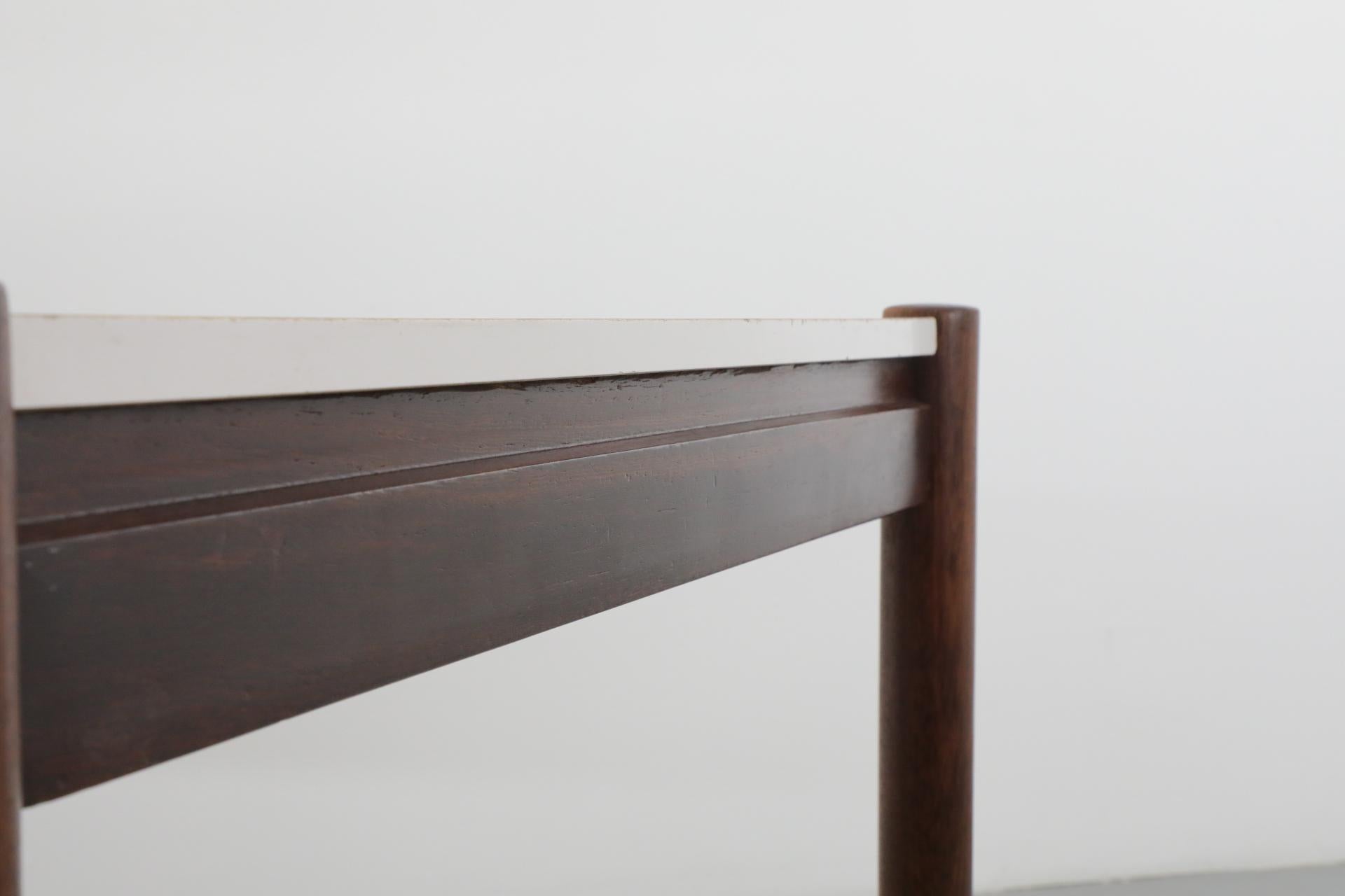 Wenge-Esstisch im Martin Visser-Stil mit weißer Formica-Platte 12