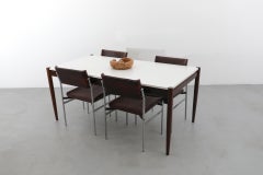 Martin Visser Style Wenge Dining Table with White Formica Top
