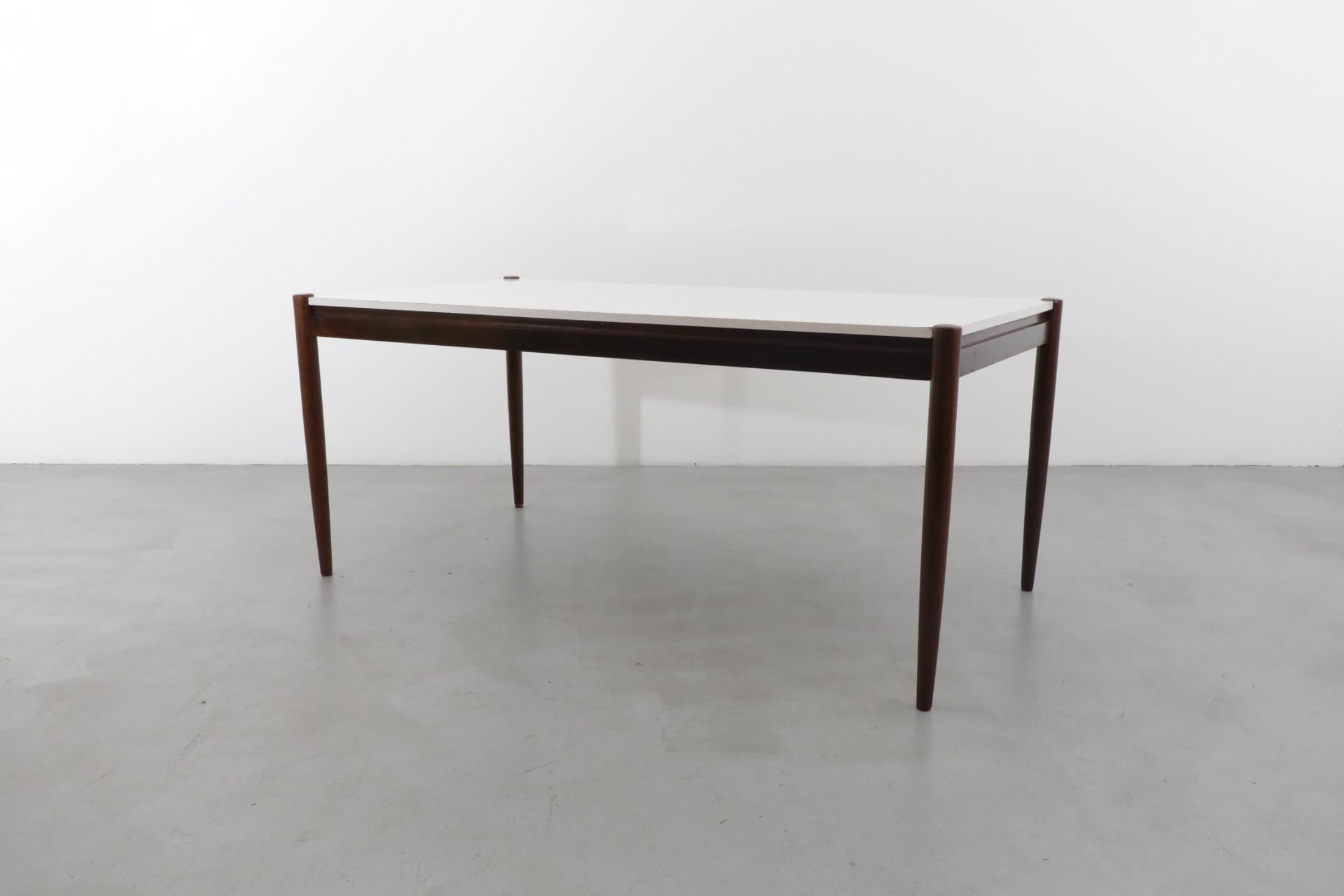 Wenge-Esstisch im Martin Visser-Stil mit weißer Formica-Platte (Niederländisch)