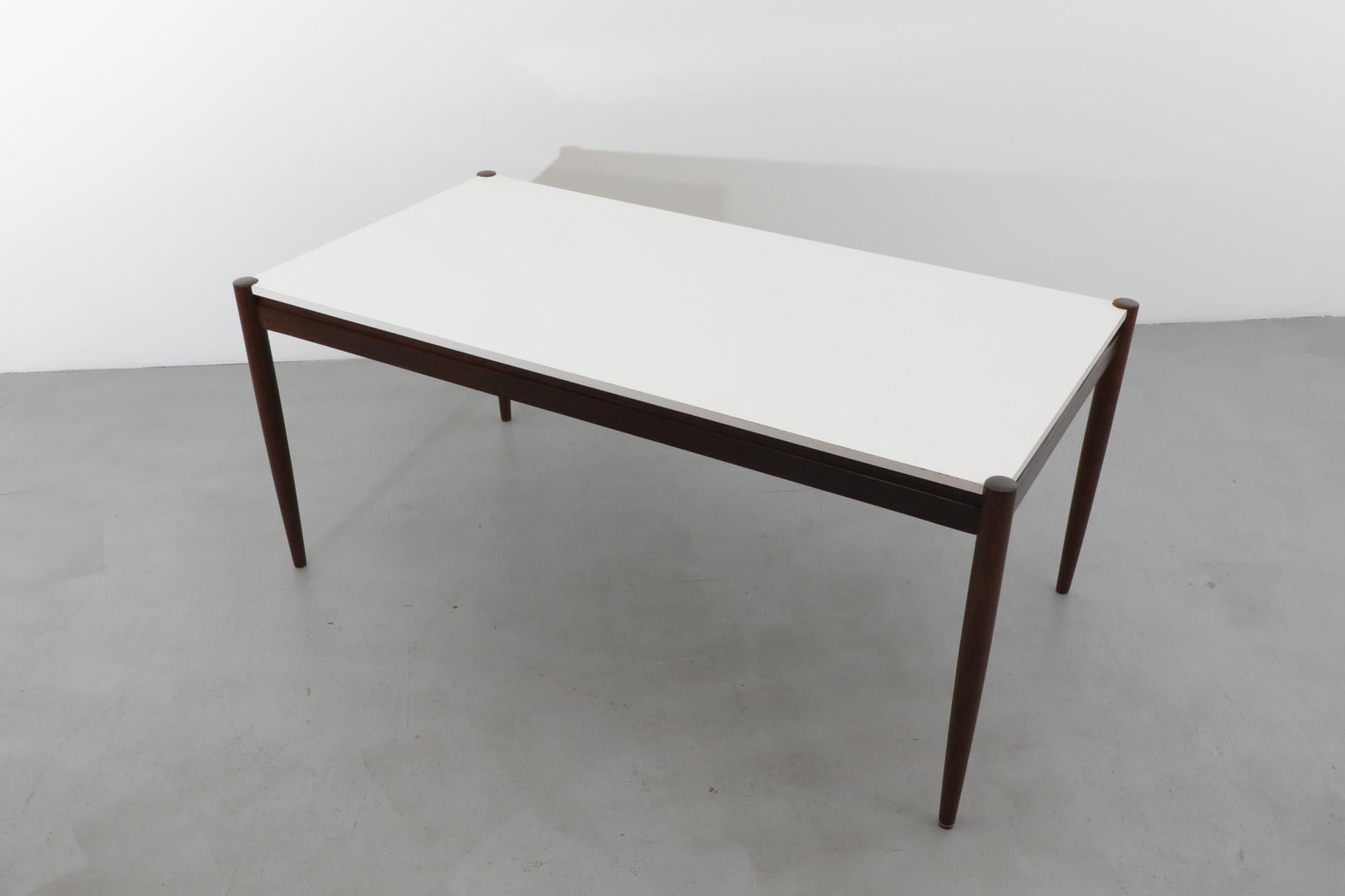 Wenge-Esstisch im Martin Visser-Stil mit weißer Formica-Platte 3