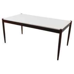 Wenge-Esstisch im Martin Visser-Stil mit weißer Formica-Platte