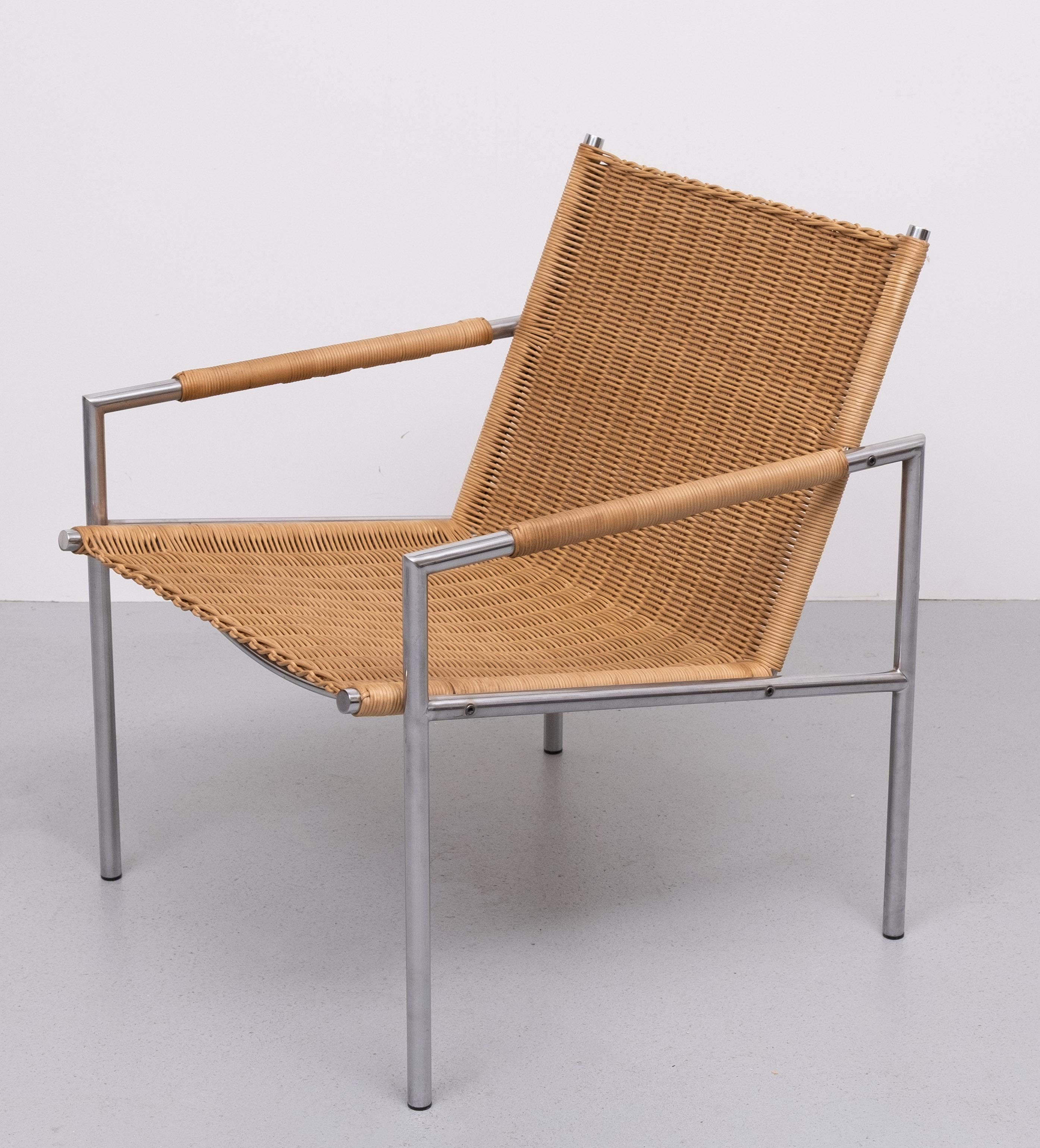 Mid-Century moderno Martin Visser SZ01 Facile  Sedia per 't Spectrum, 1960 in vendita