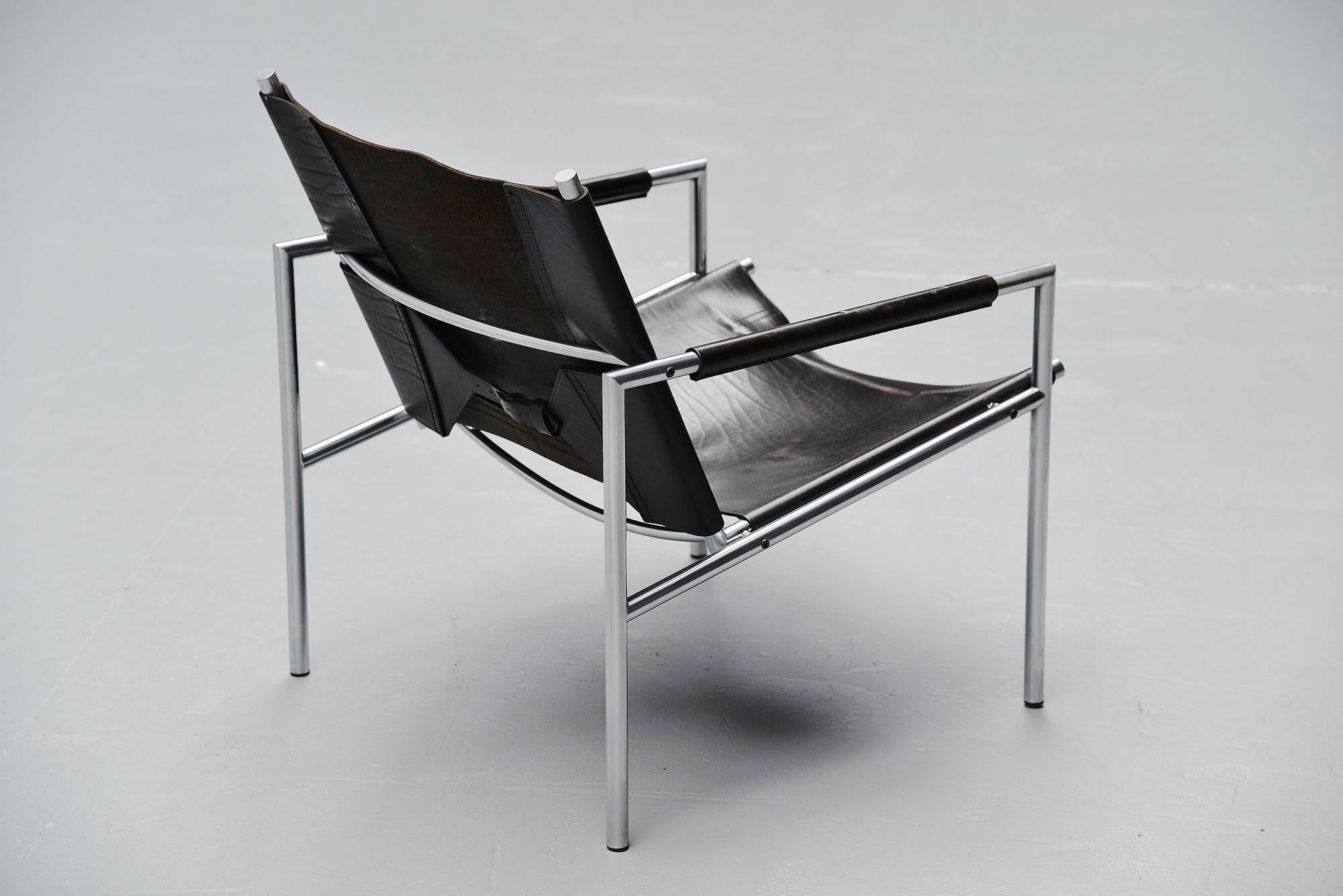 Martin Visser SZ01 Easy Chairs Black ‘t Spectrum, 1965 1
