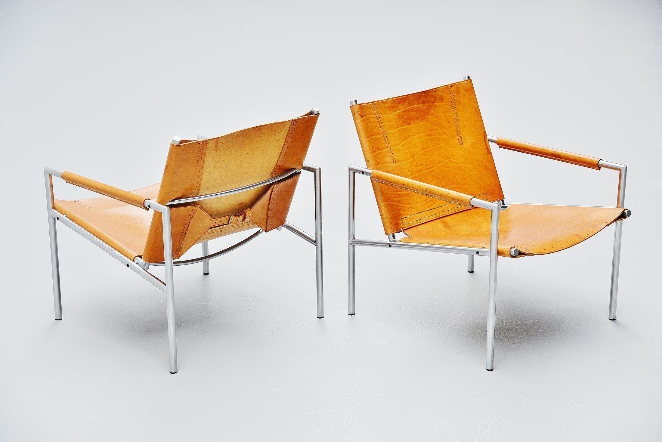 Mid-20th Century Martin Visser SZ01 Easy Chairs 't Spectrum Holland, 1965