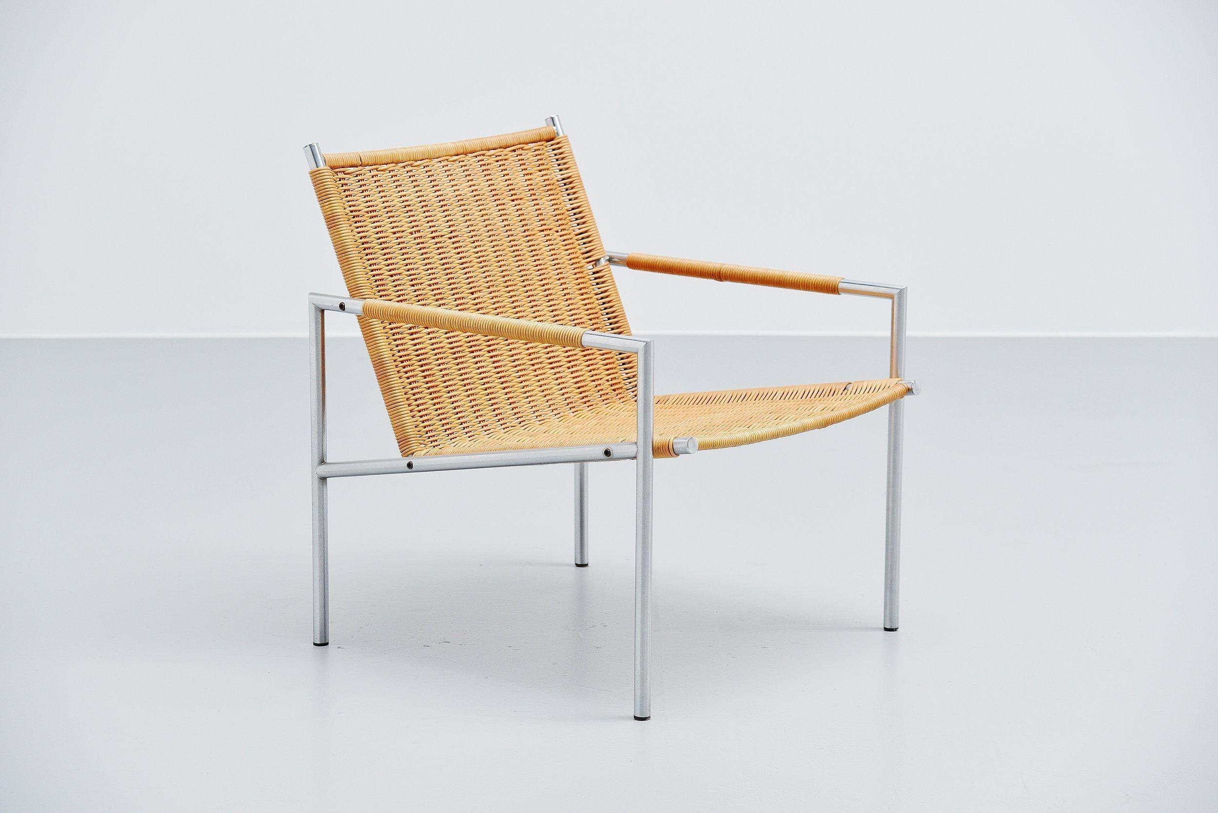 Dutch Martin Visser SZ01 Lounge Chair 'T Spectrum, 1960 For Sale