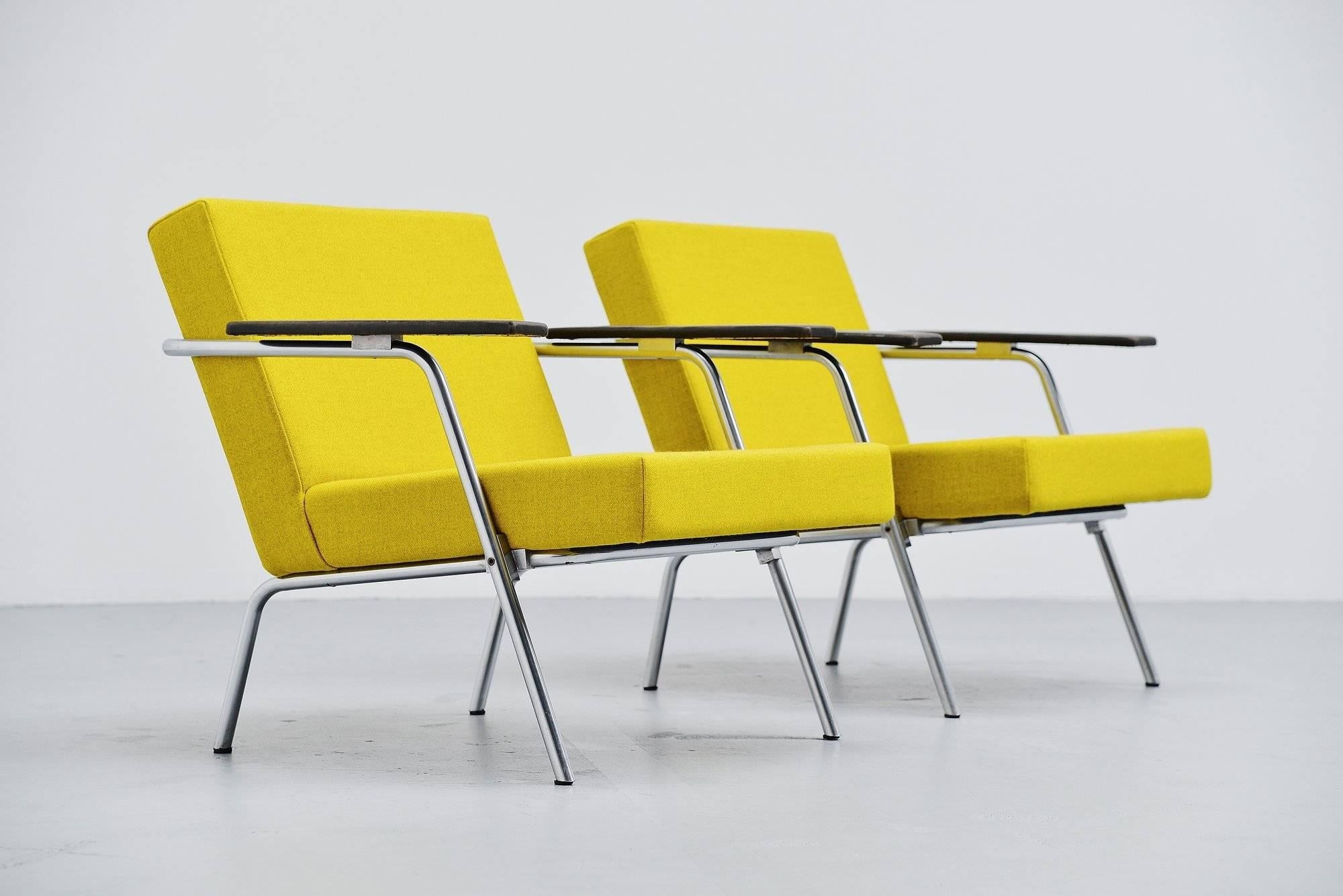 Martin Visser SZ02 Easy Chairs Pair 't Spectrum, 1964 In Good Condition For Sale In Roosendaal, Noord Brabant