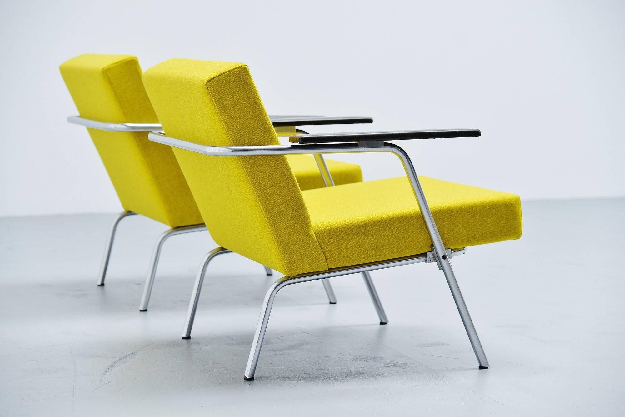 Mid-20th Century Martin Visser SZ02 Easy Chairs Pair 't Spectrum, 1964 For Sale