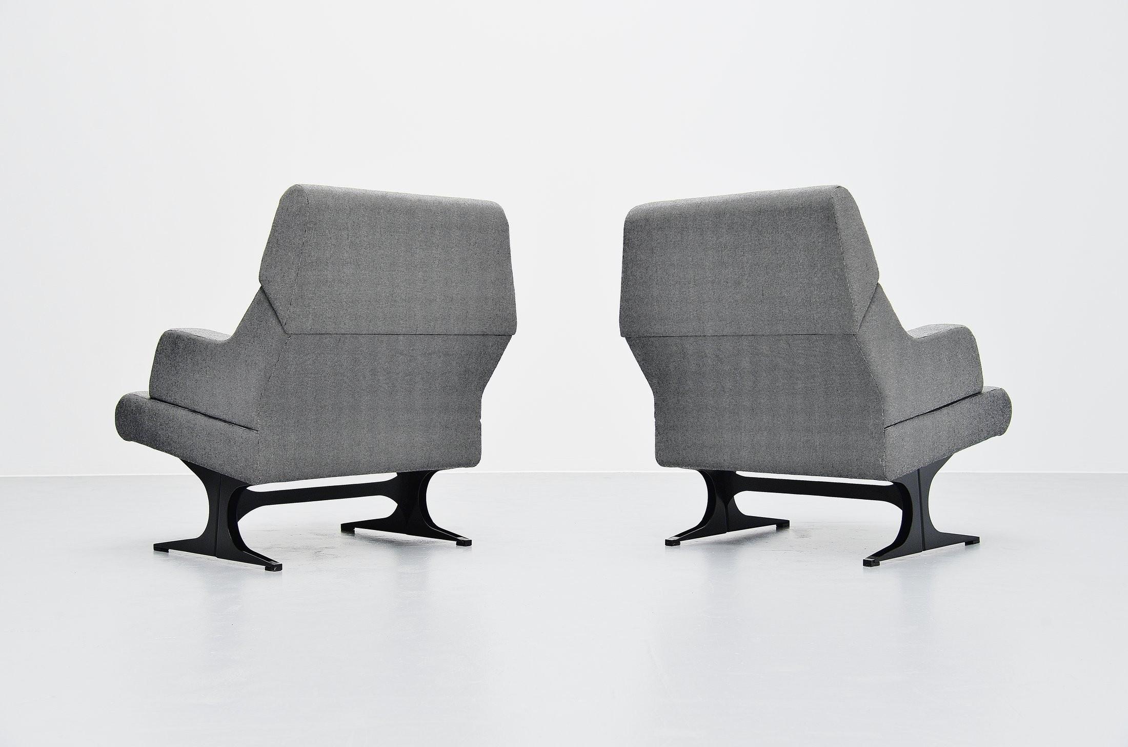 Mid-Century Modern Martin Visser SZ12 Lounge Chairs 't Spectrum, Holland, 1965