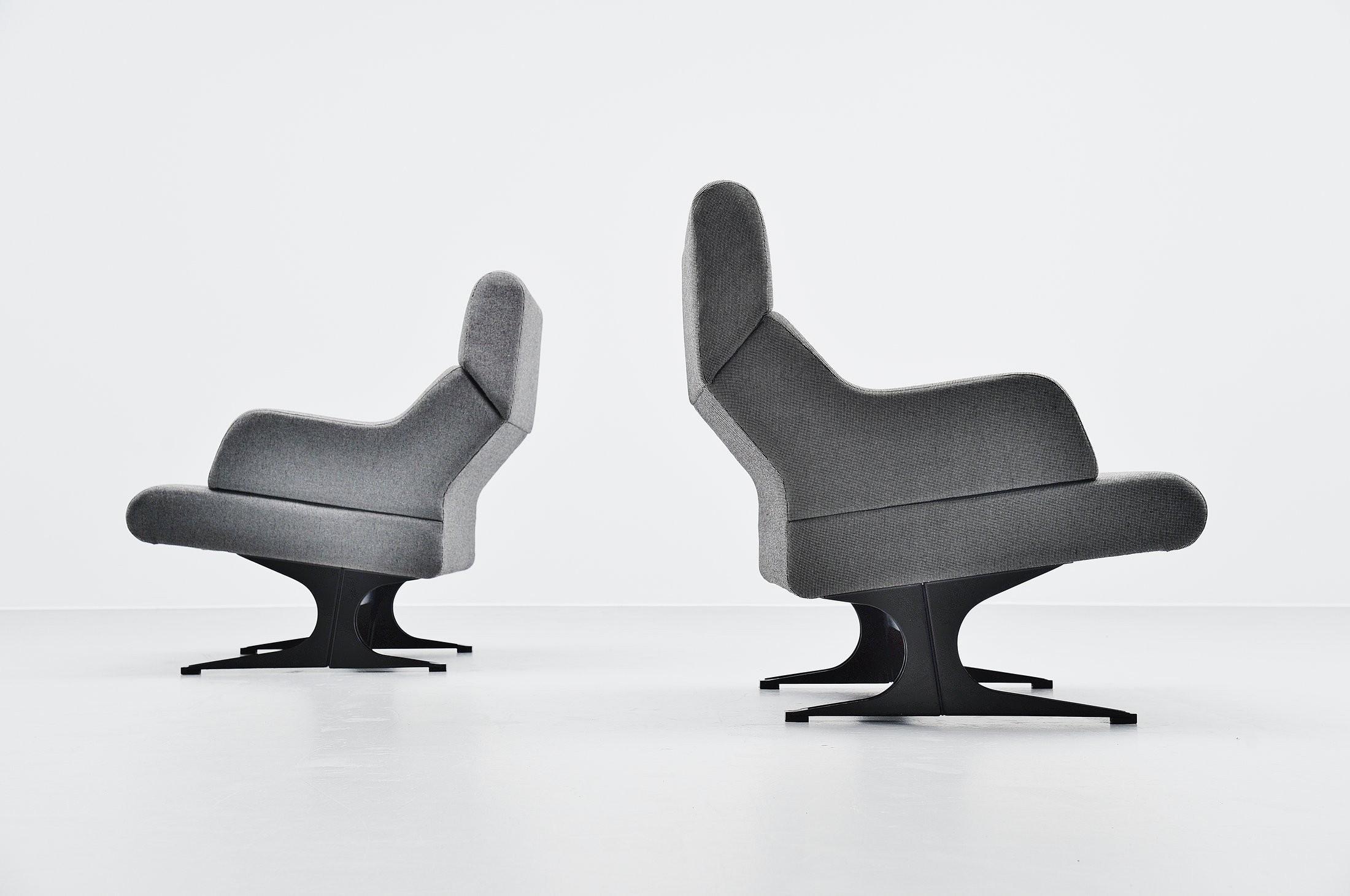 Mid-20th Century Martin Visser SZ12 Lounge Chairs 't Spectrum, Holland, 1965