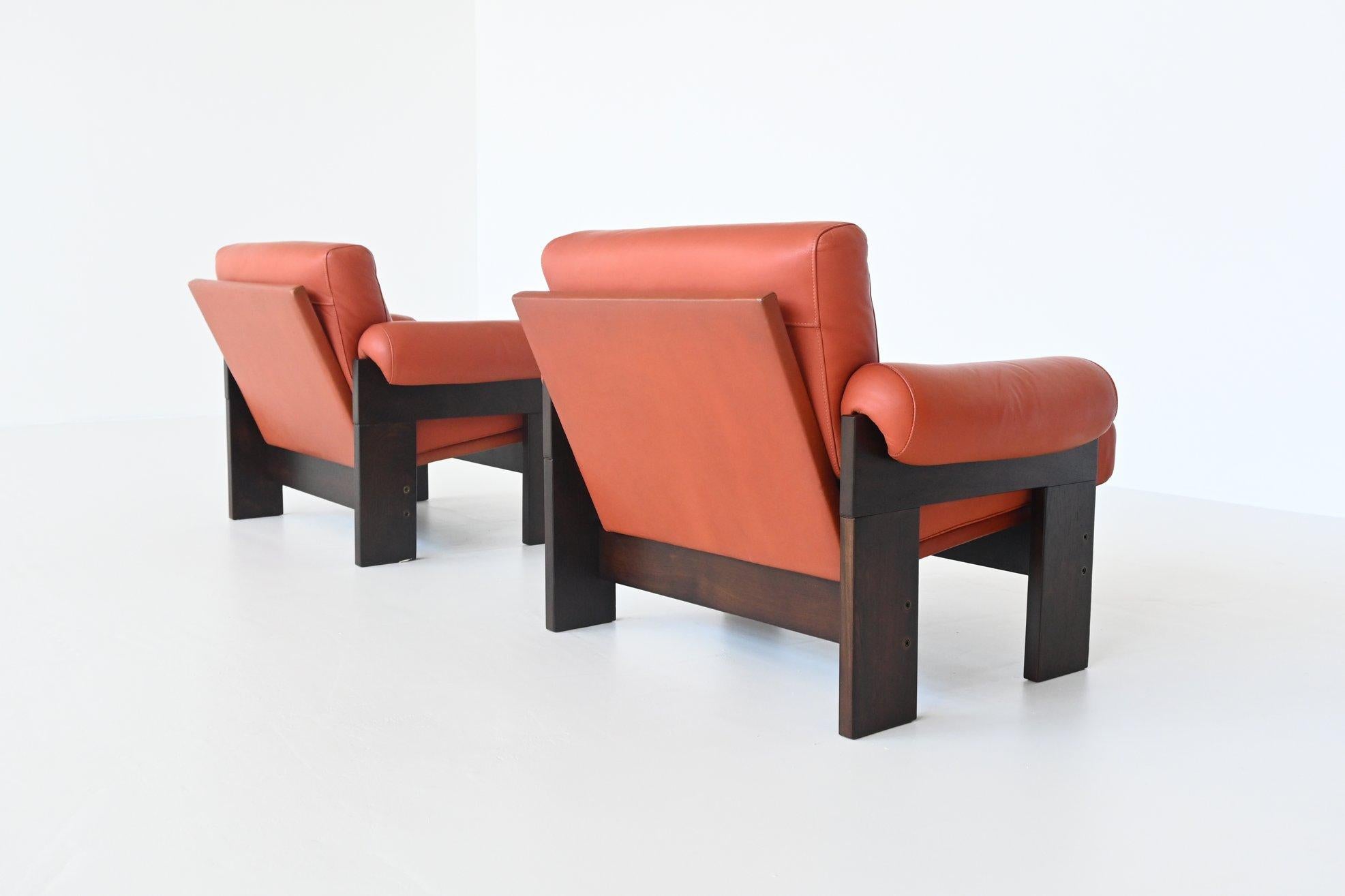 Mid-Century Modern Martin Visser SZ74 Lounge Chairs ‘t Spectrum, The Netherlands, 1969