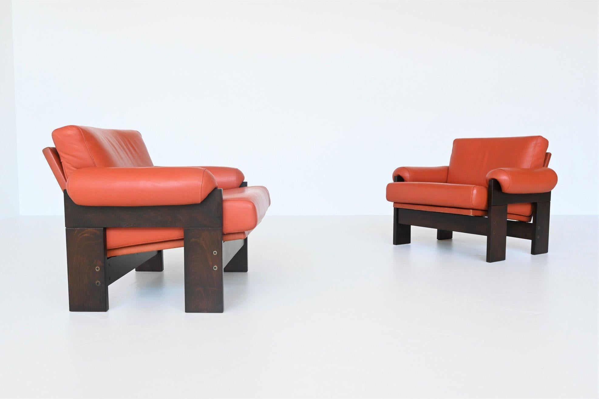 Dutch Martin Visser SZ74 Lounge Chairs ‘t Spectrum, The Netherlands, 1969