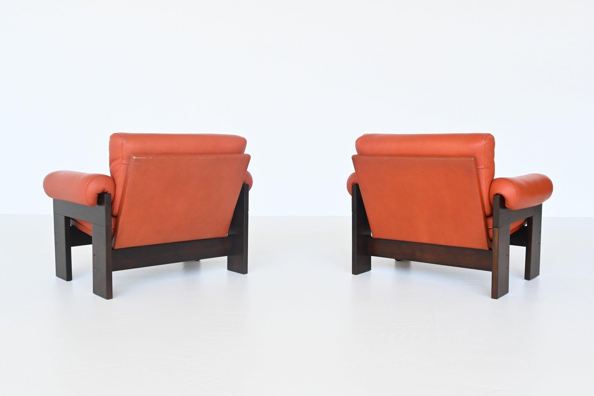 Martin Visser SZ74 Lounge Chairs ‘t Spectrum, The Netherlands, 1969 In Good Condition In Etten-Leur, NL