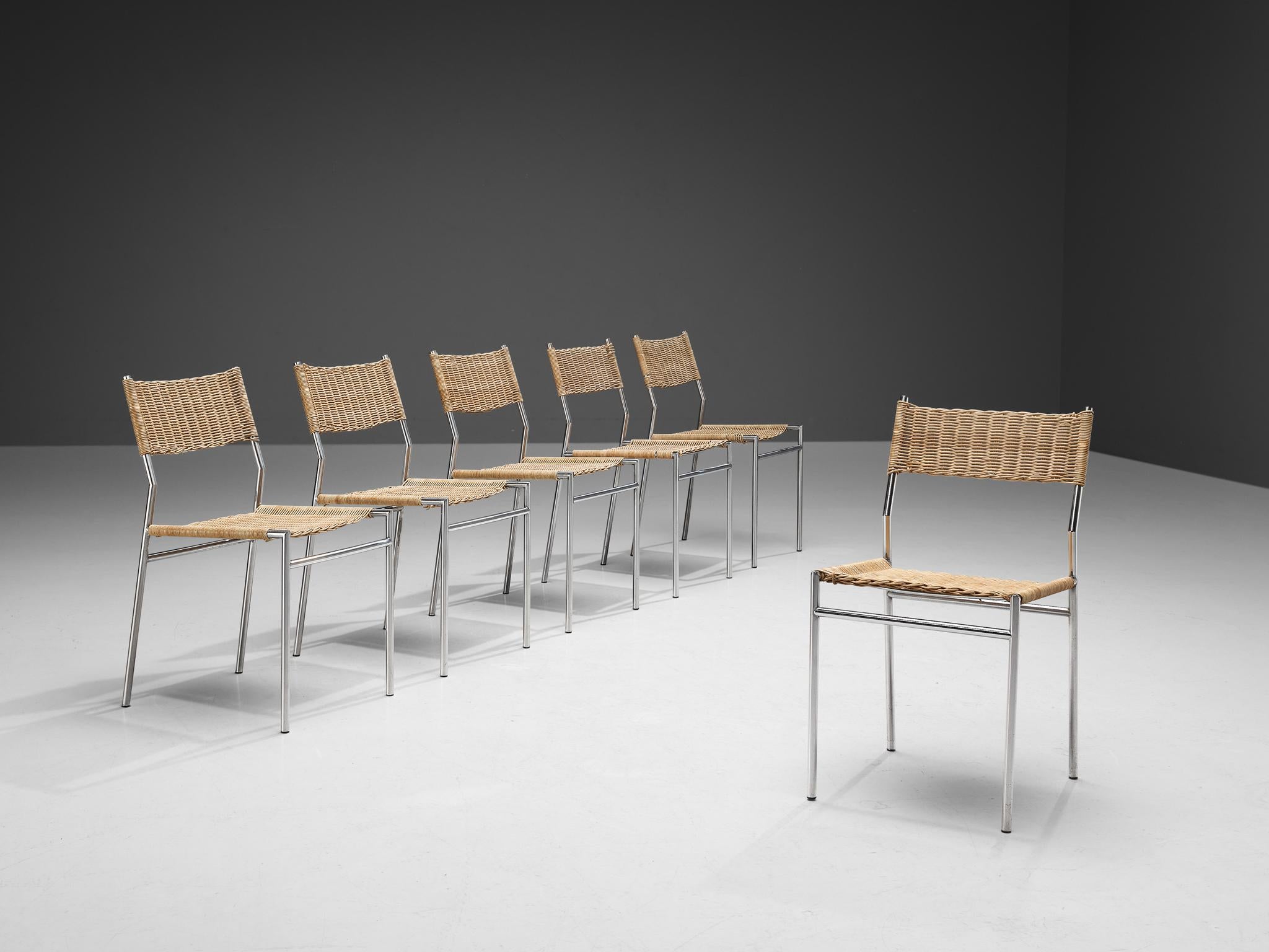 Martin Visser 't Spectrum Dining Room Chairs with Cane 2