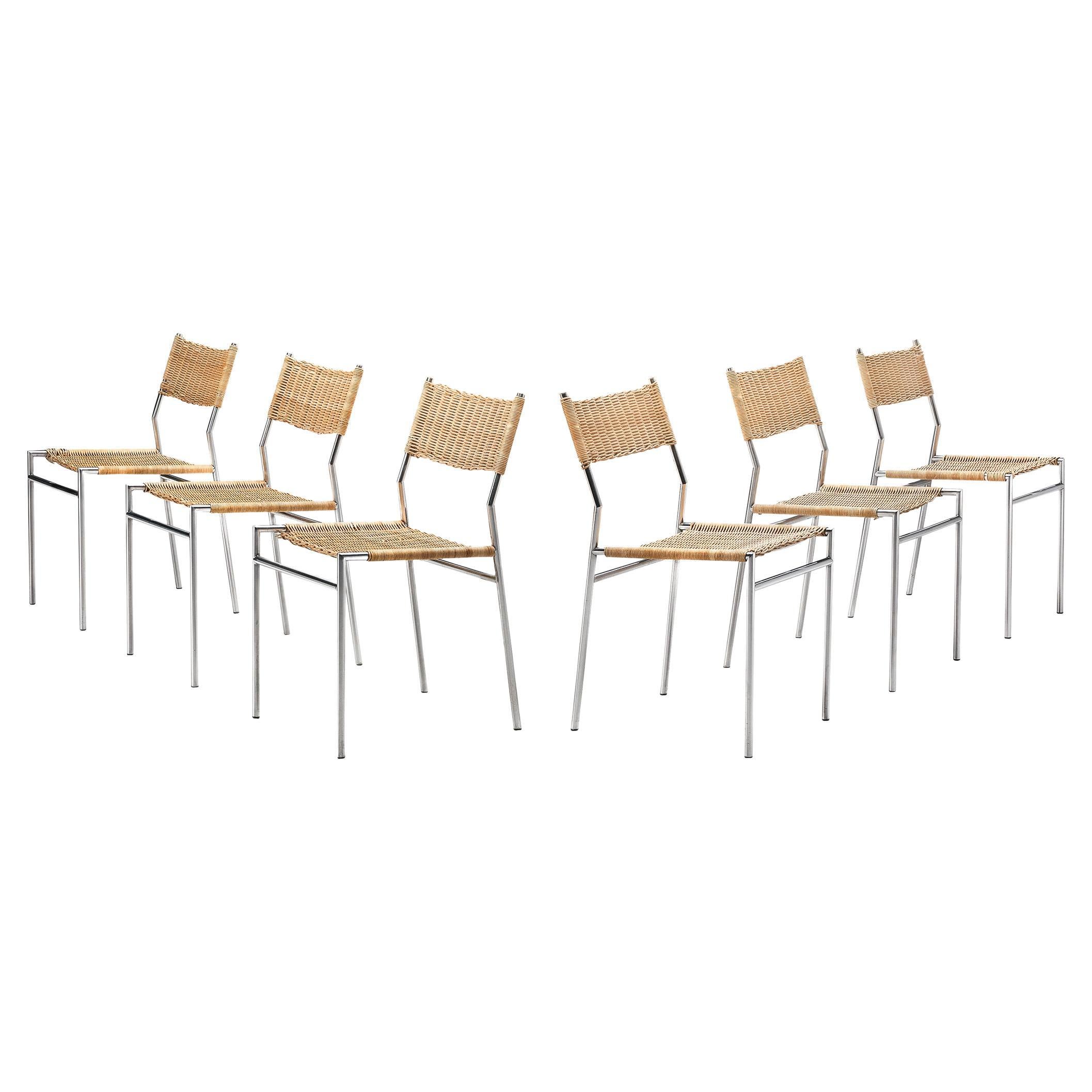 Martin Visser 't Spectrum Dining Room Chairs with Cane