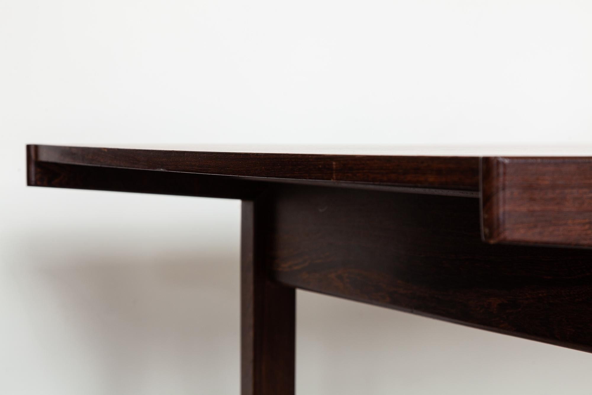 Mid-20th Century Martin Visser Wengé Rectangular Dining Table For Sale