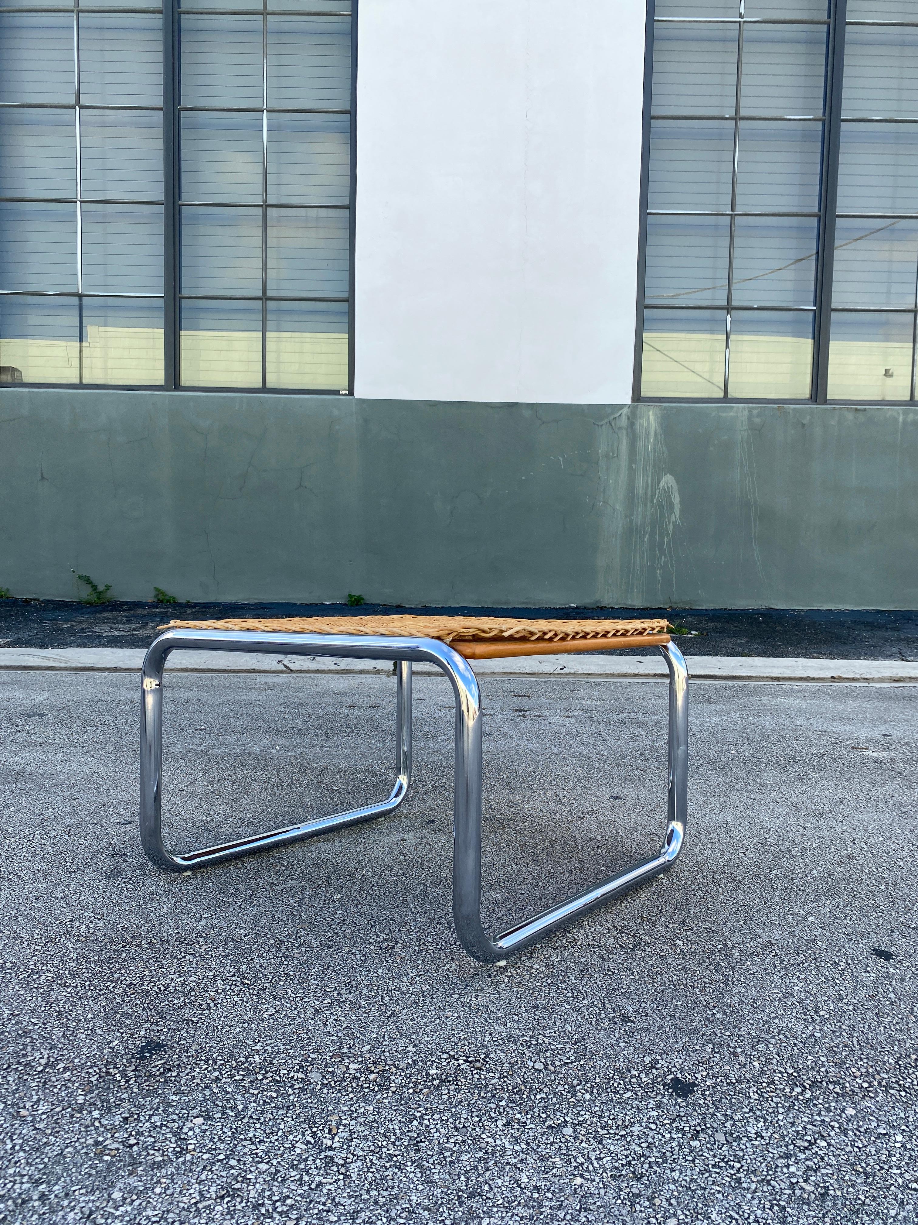 wicker coffee table