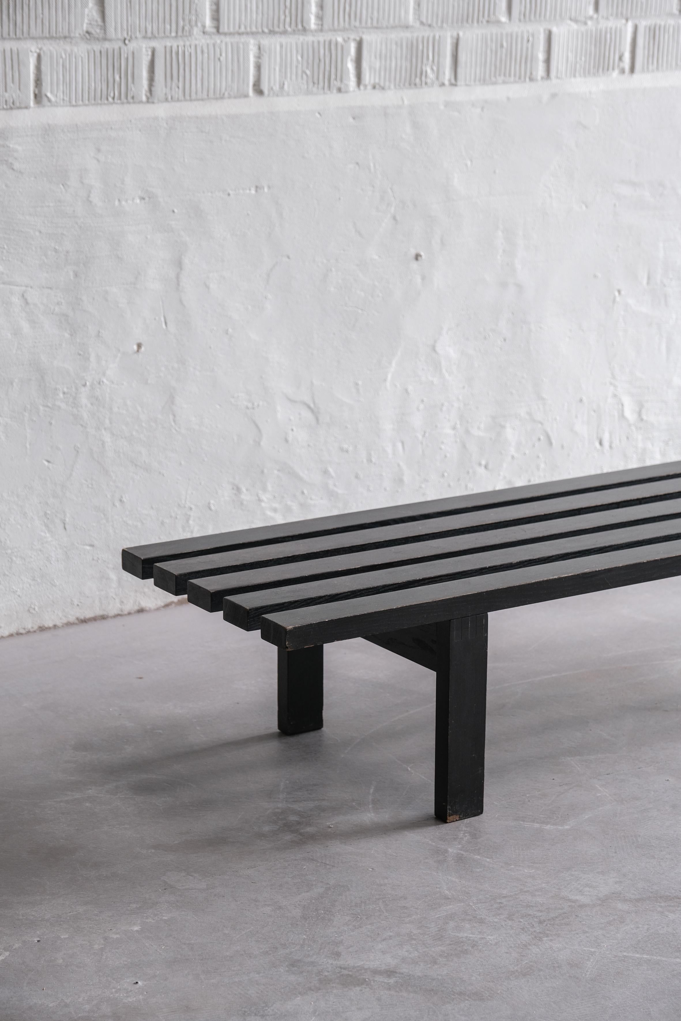 Martin Visser wooden bench for Spectrum 1960 For Sale 3