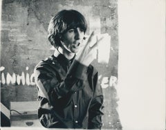Photographie noire et blanche de George Harrison, années 1970, 20,3 x 25,9 cm