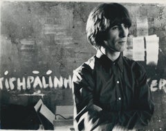 Schwarz-Weiß-Fotografie von George Harrison, ca. 1970er Jahre, 20,3 x 25,9 cm