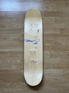 Skatedeck Original Pintado a Mano, Arte Callejero, 2021, Firmado, 78x20 cm