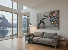 Dietro il sipario Tela 1/1 di Martin Whatson, 2017