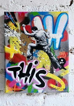 Climber Canvas von Martin Whatson