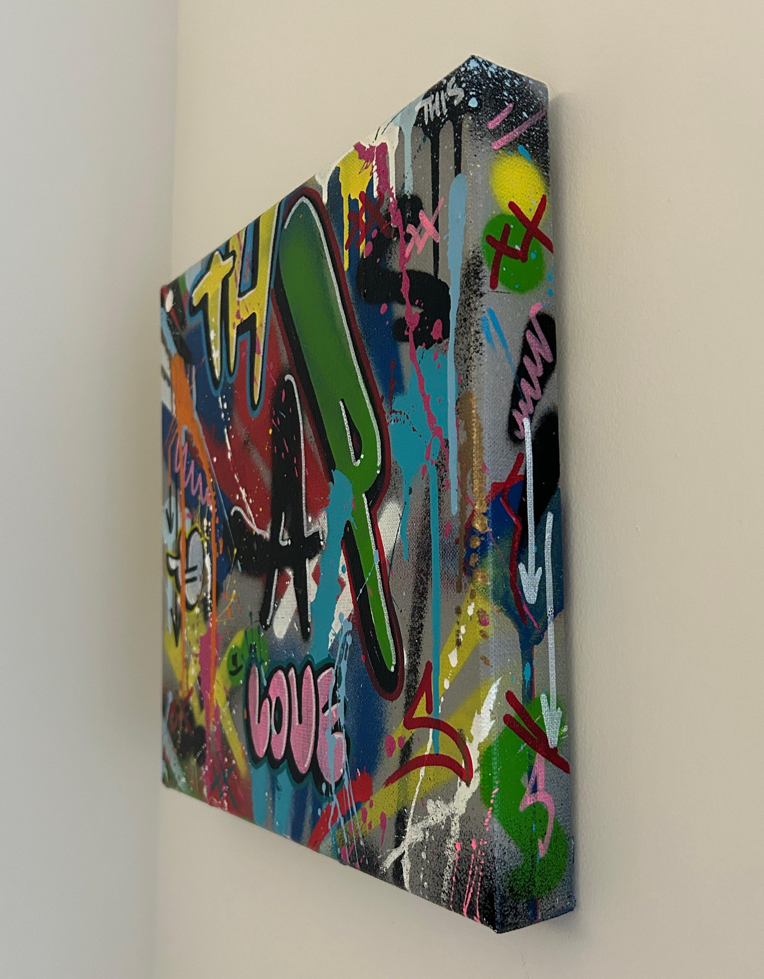Scribble Canvas by Martin Whatson For Sale 1