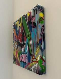 Scribble Canvas by Martin Whatson (Street Art, Graffiti)