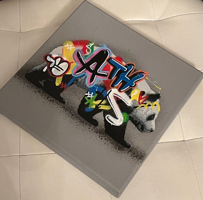 The Giant Panda Canvas by Martin Whatson For Sale 2