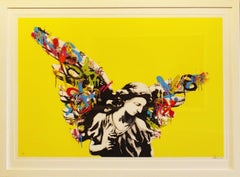 Angel, Yellow, Martin Whatson, Rare Edition of 10 from 2013, Street Art
