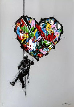 Cracked (rare grey variant signed screen print)