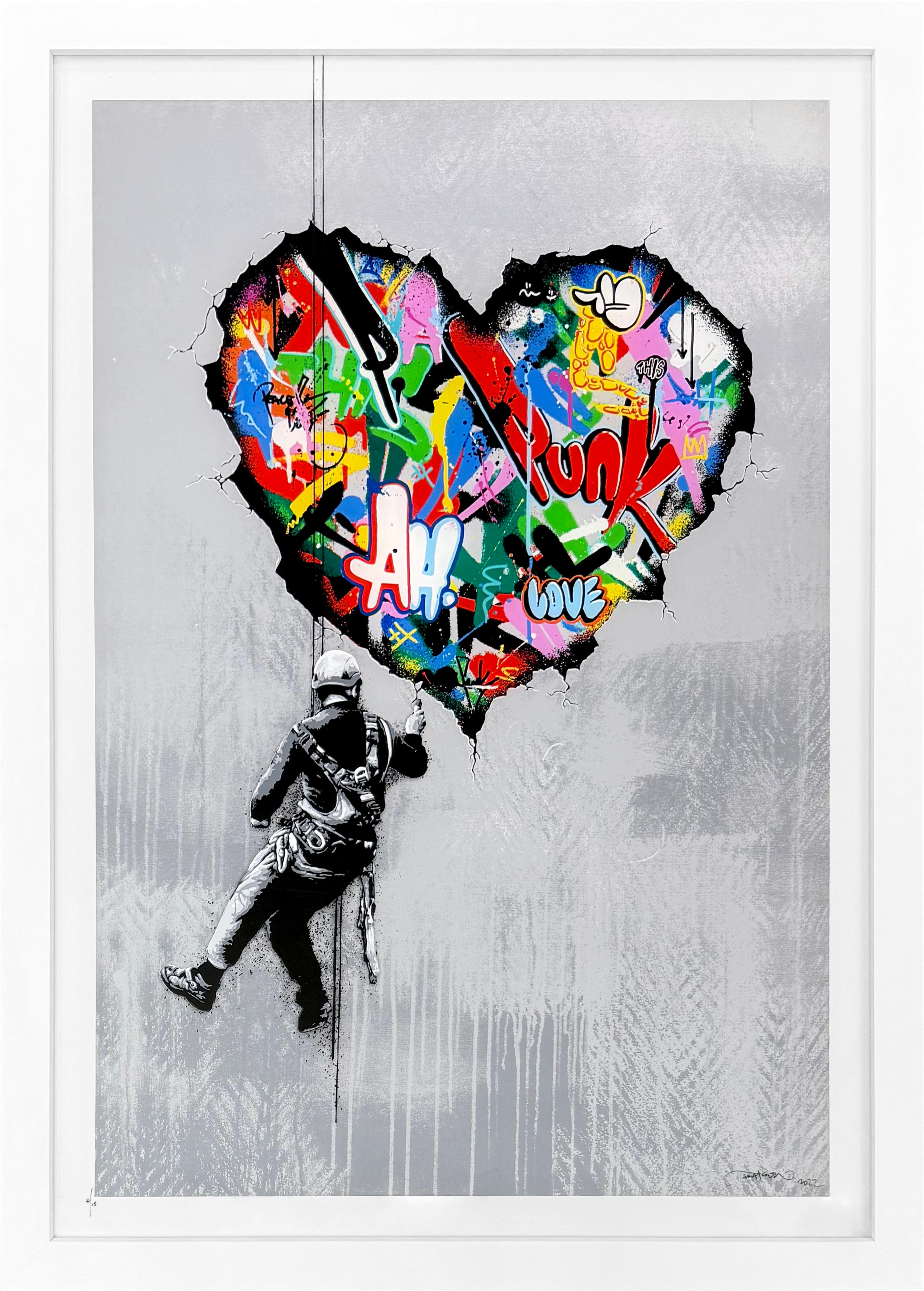 Cracked (rare signed screen print on acrylic)