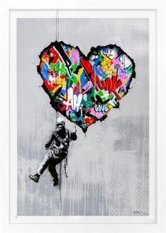 Cracked (rare signed screen print on acrylic)