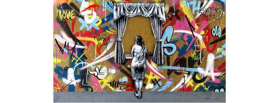 Figure at the Window Brass Hand Painted by Martin Whatson