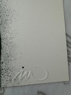 Martin Whatson Son of Man Mini Embossed Print